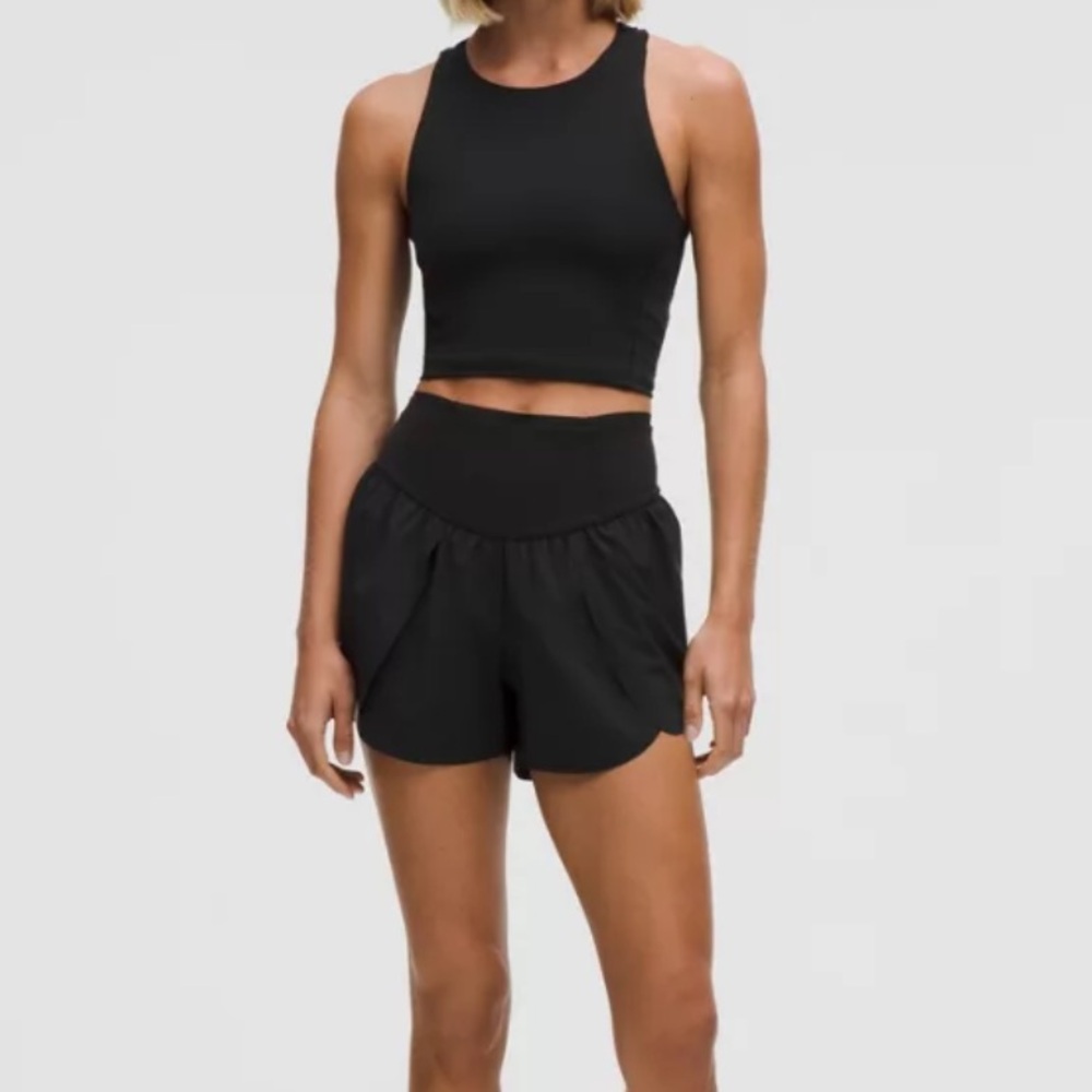 Lululemon Go Further Super-High-Rise Split Short 3"